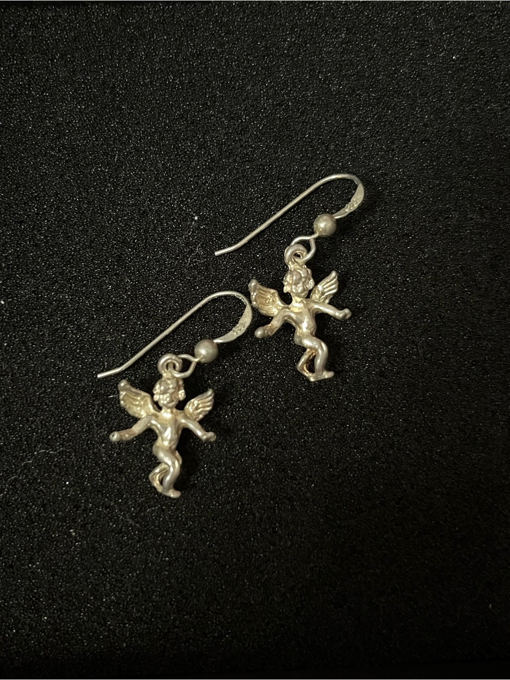 925 Recycled Silver Delicate Cherub Eatrings